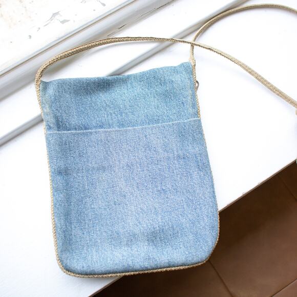 Mall Bag Jean Crossbody Bag With Vintage Brochets - Picture 5 of 6